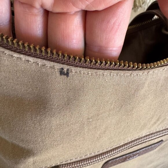 Frye Azariah Brown Floral Embroidered Leather Convertible Backpack Hobo Bag - Picture 16 of 16